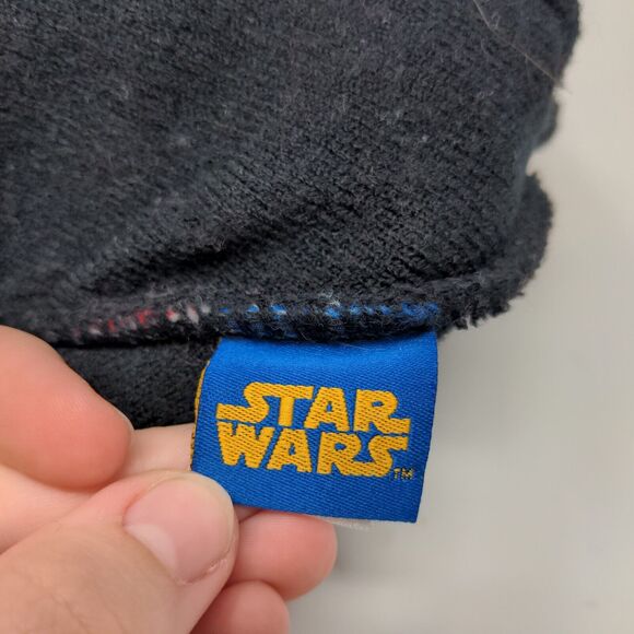 Star Wars Men's Knit Beanie Hat Cap Black Red One Size Acrylic - Picture 15 of 16